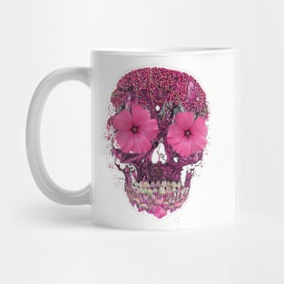 pink skull Mug